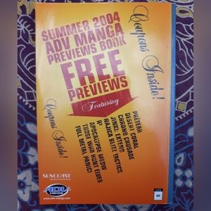 Summer 2004 ADV Manga Preview Book LIKE NEW